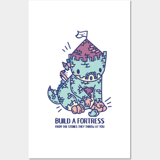 Fortress monster Posters and Art